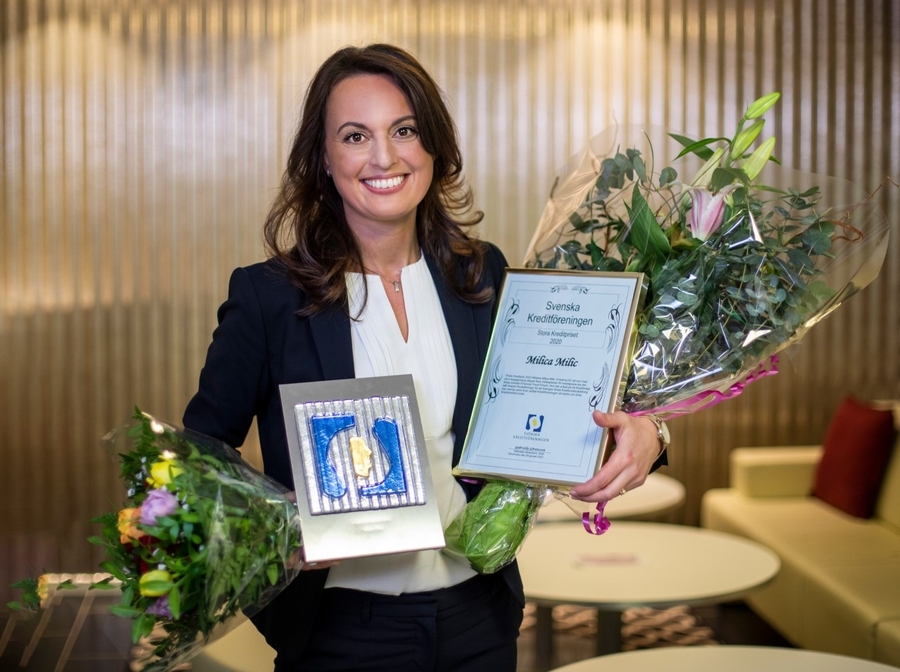 Milica på Credma fick Stora Kreditpriset